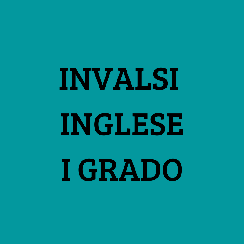 Invalsi I Grado