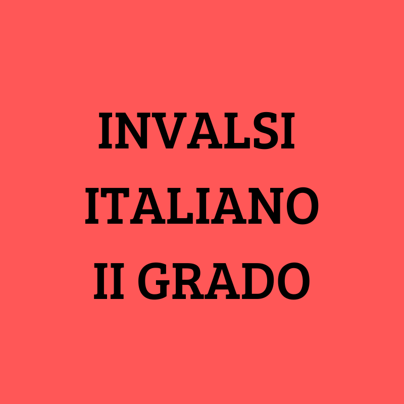 Invalsi II Grado