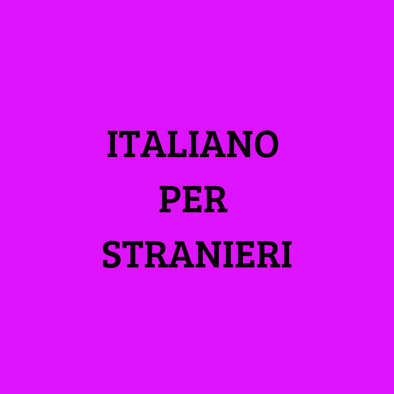 Italiano per stranieri